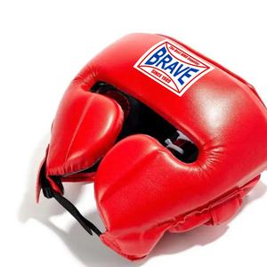 Ensemble de boxe d'entraînement personnalisé à succès, ensemble de boxe d'entraînement en cuir véritable, logo personnalisé, gants de boxe, protège-tête et protège-mâchoire - Product Image 2