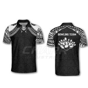 Jersey de Boliche Transpirable de Talla Grande, Antibacterial, de Secado Rápido, en Poliéster, con Diseño de Logotipo Personalizado, Apto para Juego en Interiores y Exteriores - Product Image 5