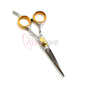 Hot Sale Custom Made Stylish <b>Left</b>-<b>Handed</b> Foldable Long Handle Stainless Steel Barber <b>Scissors</b> Beauty Instruments - Product Image 2