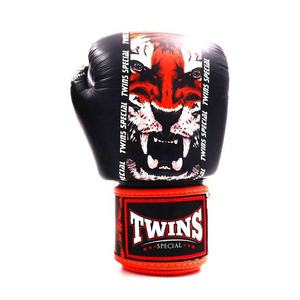 Guantes de Boxeo Twins Último Modelo, Totalmente Estampados, Profesionales de Muay Thai, Cuero Genuino de Vaca, Protección UV, con Cierre de Cordones en la Muñeca - Product Image 3