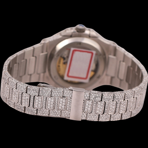 Reloj de Colección de Marca para Hombre, Estilo Hip Hop, Totalmente Cubierto de Diamantes, Caja Cuadrada, Esfera con Diamantes Moissanite, Precio al por Mayor, Estilo Antiguo - Product Image 3