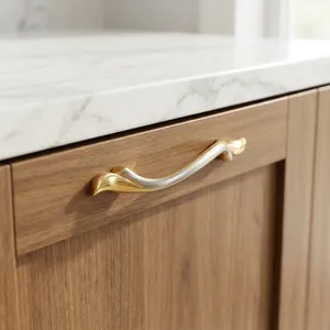 Ak Brass Pure Cabinet Handle Latest Hot Selling Design Silver/Gold Finished Knob and Handle for Kitchen/Cabinet/Furniture - Product Image 4