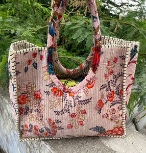 Designer Printed Velvet Quilted Shoulder Bag Stylish Evening <b>Purse</b> with Premium Finish - Product Image 3