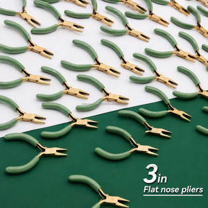 Mini Alicates de Joyería de Acero Inoxidable de Punta Plana de 3 Pulgadas, Herramienta de Precisión para Abalorios, Fabricante OEM INTENSE SURGICAL - Product Image 3