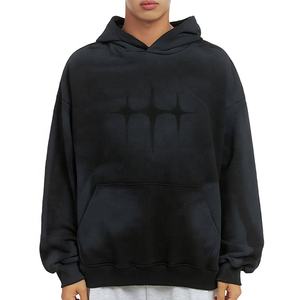 Wholesale Custom Made Vintage <b>Y2K</b> Faded Unisex Hoodies Latest Winter <b>Streetwear</b> Acid Wash Pullover 100% Cotton Embroidered - Product Image 6