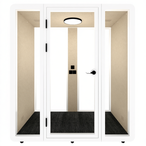 Cabines de bureau acoustiques Duo HIPOD pour une meilleure acoustique au bureau - Product Image 2