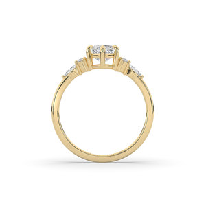 2.24 CARAT Lab Grown Marquise Cut Diamond 14K Solid Gold IGI Certified Engagement <b>Wedding</b> <b>Ring</b> for Anniversary Party - Product Image 2