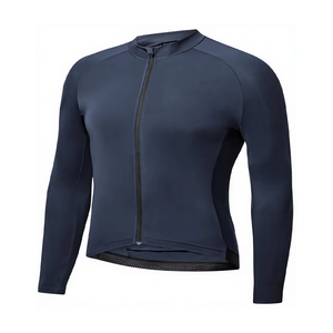 <b>Men's</b> <b>Long</b> <b>Sleeve</b> Windproof <b>Cycling</b> <b>Jersey</b> Quick Dry Breathable Polyester Custom Front Logo <b>Cycling</b> Wear - Product Image 5