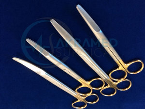 ชุดกรรไกรผ่าตัด TC Mayo จำนวน 4 ชิ้น แบบตรงและโค้ง ขนาด 5.5 และ 6.75 นิ้ว ผลิตจากทังสเตนคาร์ไบด์ สำหรับการผ่าตัด ได้รับมาตรฐาน CE ISO - Product Image 4