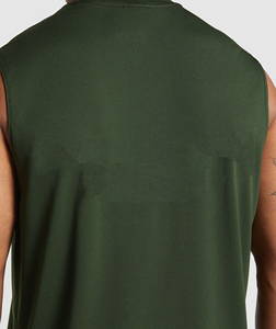 Débardeurs Homme Couleur Unie Col Rond Respirants Grande Taille pour Musculation – Vente en Gros OEM - Product Image 5