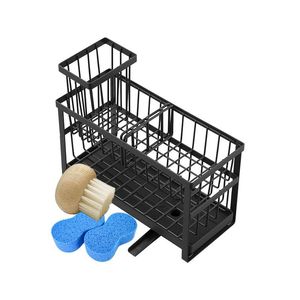 Support d'évier de cuisine pour éponges et gadgets avec égouttoir - Product Image 1