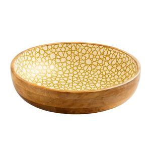 Tazón de madera esmaltada hecho a mano de lujo para servir durante el Ramadán islámico, India RR ENTERPRISES - Product Image 2