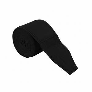 Classic <b>Black</b> Professional Boxing Hand <b>Wraps</b> Heavy Duty Elastic Wrist Support For MMA Muay Thai Kickboxing Training 4.5m Straps - Product Image 4