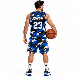 Ensembles d'uniformes de basketball et de football américain personnalisés pour hommes, respirants, à séchage rapide, avec bretelles ajustables, en polyester, vêtements de sport - Product Image 4