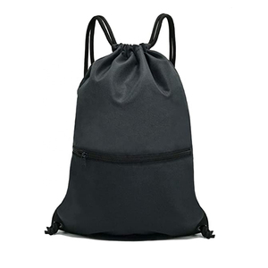 Wholesale Drawstring Bags For Unisex With Zipper In Multi Colors <b>Backpack</b> Sports Gym Bag For Hot Sale - Product Image 4