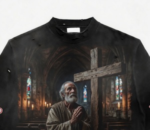 Camiseta Corta de Algodón Tejido para Hombre, Diseño Personalizado, Talla Grande, Ecológica, Antiarrugas, de Secado Rápido, Cuello Redondo, Negra - Product Image 3