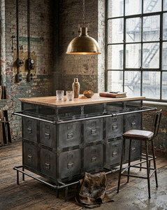 Barra de Bar Industrial de Estilo Industrial - Product Image 1