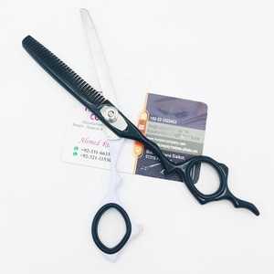 Mới Tóc Mỏng Kéo Nóng Tóc Mỏng Cắt Tóc Cắt Kéo Dao Cạo Cạnh Tóc Bền Vững Cắt Baber Cắt Kéo Với Ngón Tay Cái Chồn - Product Image 5