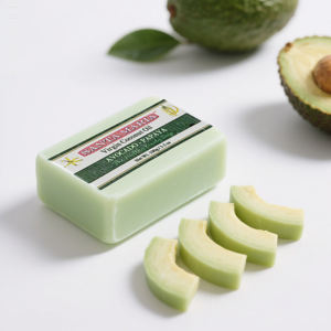 Savon Solide Artisanal Éclaircissant à l'Huile de Coco Vierge (VCO), Avocat et Papaye OEM - Product Image 1