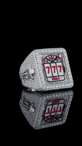 Anillo Personalizado con Nombre, Estilo Hip Hop, con Diamantes Engastados, Certificado GRA, Plata de Ley 925, Chapado en Oro, para Boda, Fiesta, Compromiso - Product Image 3
