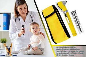 Mini otoscope à fibre optique électrique (acier inoxydable) pour étudiants en médecine vétérinaire |   Certifié CE ISO |   OEM/ODM | - Product Image 5