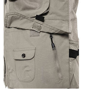 Gilet de chasse pour homme, imperméable, coupe-vent, respirant, antistatique, camouflage, multi-poches, sans manches, imprimé, toile, vêtements d'hiver - Product Image 6