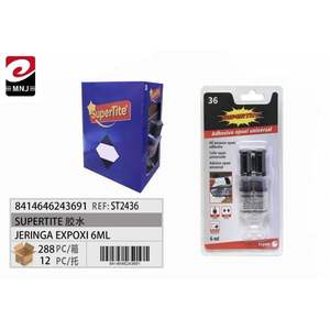 Jeringa de Pegamento Líquido Expoxi, Capacidad de 6 ml - Product Image 1