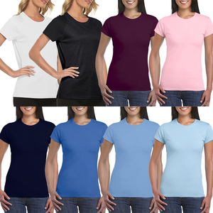 เสื้อครอปท็อปแฟชั่นฤดูร้อนสำหรับสาวๆ ผ้าฝ้าย 92% สแปนเด็กซ์ 8% ทรงเข้ารูป คอกลม สีเบจ เสื้อครอปท็อปผู้หญิง สไตล์ลำลอง ใส่ได้ทุกฤดู - Product Image 6