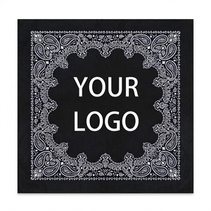 Clothing Manufactured Custom Eco-friendly Windproof Digital Print Cotton/Polyester Long Bandana Scarf Men-All Season Travel - Product Image 1