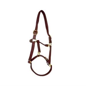 Harnais d'équitation de style western en cuir de qualité supérieure, fait main, avec couleur et logo personnalisables, taille ajustable - Product Image 5