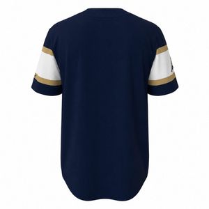 Maillot de baseball pour homme à manches courtes, entièrement boutonné, anti-humidité, pour équipe, avec logo personnalisé, vente en gros - Product Image 2