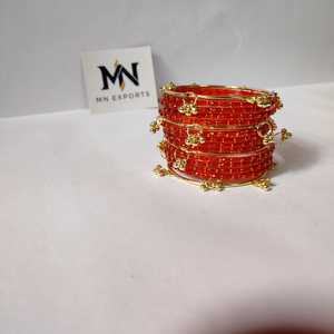 Elegant Handmade <b>Glass</b> <b>Bangles</b> Set Women Stylish Traditional Bridal Wedding Wear Colorful Fashion Chudi Set Crafts - Product Image 5