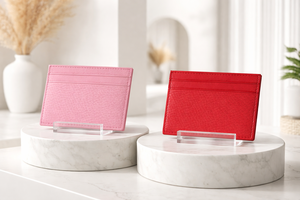 Portefeuilles miniatures en cuir véritable Wriza, fermeture à bouton vintage, pour homme et femme, ultra fins, blocage RFID, porte-cartes de crédit pour cartes bancaires - Product Image 3