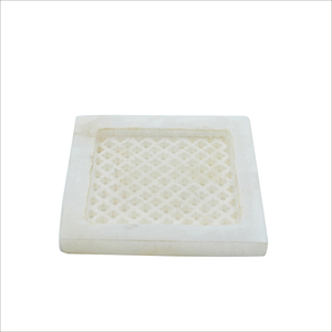 Porte-savon en marbre artisanal de luxe indien, accessoire de salle de bain moderne et écologique, pour la maison, l'hôtel, le spa, prix de gros - Product Image 1