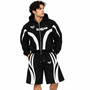 Custom Manufacturers Polyester Men <b>Summer</b> Windbreaker Jacket & Waterproof Shorts Lightweight Streetwear Nylon Jackets & <b>Hoodies</b> - Product Image 5