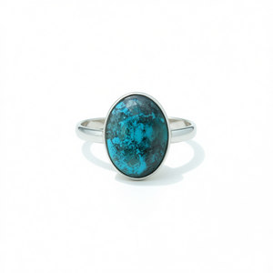 Bague en Moissanite Turquoise 2,0 Grammes Élégante et Durable - Product Image 2
