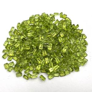 Piedras Preciosas de Peridoto Natural, Corte Octogonal, 3x5MM, Facetadas, Calibradas, Peridoto Verde Genuino, Gemas Sueltas para Joyería - Product Image 4