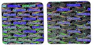 สติกเกอร์กาวโฮโลแกรมนูนลายแบบกำหนดเอง วัสดุ PET สำหรับงานฝีมือและป้องกันการปลอมแปลง - Product Image 2