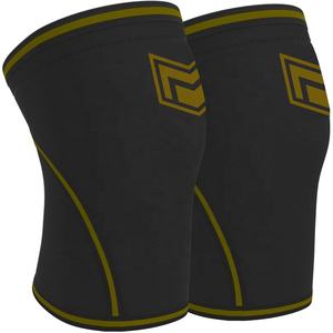 Strength Powerlifting 7mm Neoprene <b>Knee</b> Sleeves for Weightlifting Cross Training 5mm Neoprene <b>Knee</b> Support for Powerlifting Squa - Product Image 1