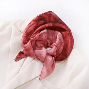 Pañuelos de Seda Personalizados con Diseño Impreso, 100% Seda, Pañuelo Cuadrado de Seda 5353 para Damas - Product Image 2