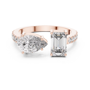 Pacho 2.1ct <b>Emerald</b> Cut Moissanite Pave Setting Rhodium Plated 925 Sterling <b>Silver</b> GRA Certified Handmade Luxury Engagement <b>Ring</b> - Product Image 6