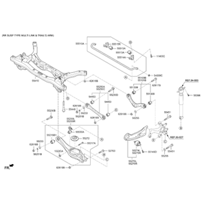 อะไหล่รถยนต์และรถบรรทุกอื่นๆ สำหรับ Elantra รุ่นใหม่ ด้านขวา 55280F2AA0 - Product Image 2