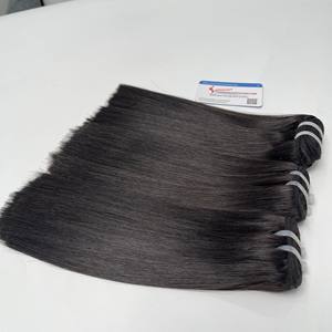 ¡Gran venta 2025! Premium 100% Remy Hair Machine Paquetes de cabello liso de hueso de doble trama Extensiones de cabello humano vietnamita - Product Image 5