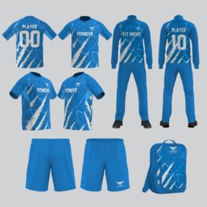 Conjunto de Uniforme de Fútbol Personalizado, Servicio OEM, Camisetas y Pantalones Cortos con Impresión por Transferencia de Calor, Uniformes de Fútbol para Entrenamiento de Verano - Product Image 1