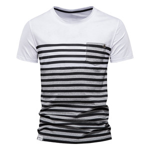 Camiseta de Punto para Hombre, Cuello Redondo, Manga Corta, Color Azul Claro, Corte Regular, Estilo Casual, Diseño Liso - Product Image 2