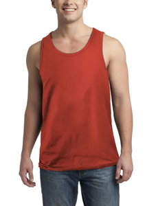Camiseta sin mangas acanalada personalizada para hombre, cuello redondo, chaleco liso, camiseta interior básica de algodón, ropa deportiva informal, camiseta sin mangas para fitness para hombre - Product Image 4