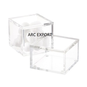 Diseño moderno, última decoración, cajas de almacenamiento de tarjetas, Juego de 2 elegantes decoración del hogar, caja de acrílico de almacenamiento de diseñador para la venta - Product Image 1