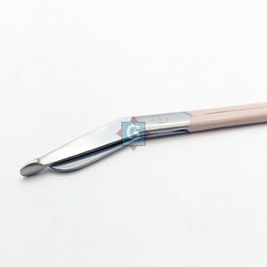 Ciseaux médicaux manuels en acier inoxydable de haute qualité, couleur rose poudré, certifiés CE, pour bandages - Product Image 5