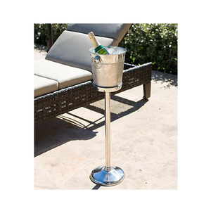 ตู้แช่เครื่องดื่มสแตนเลสคุณภาพสูงสำหรับงานปาร์ตี้สไตล์ฟาร์มเฮาส์ พร้อมขาตั้ง สำหรับแช่แชมเปญและไวน์ - Product Image 1