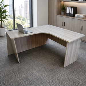 Modern L Shape Chipboard Melamine Laminate Conference Desk Durable <b>Office</b> Furniture Commercial Grade Workstation AY <b>Office</b> - Product Image 1